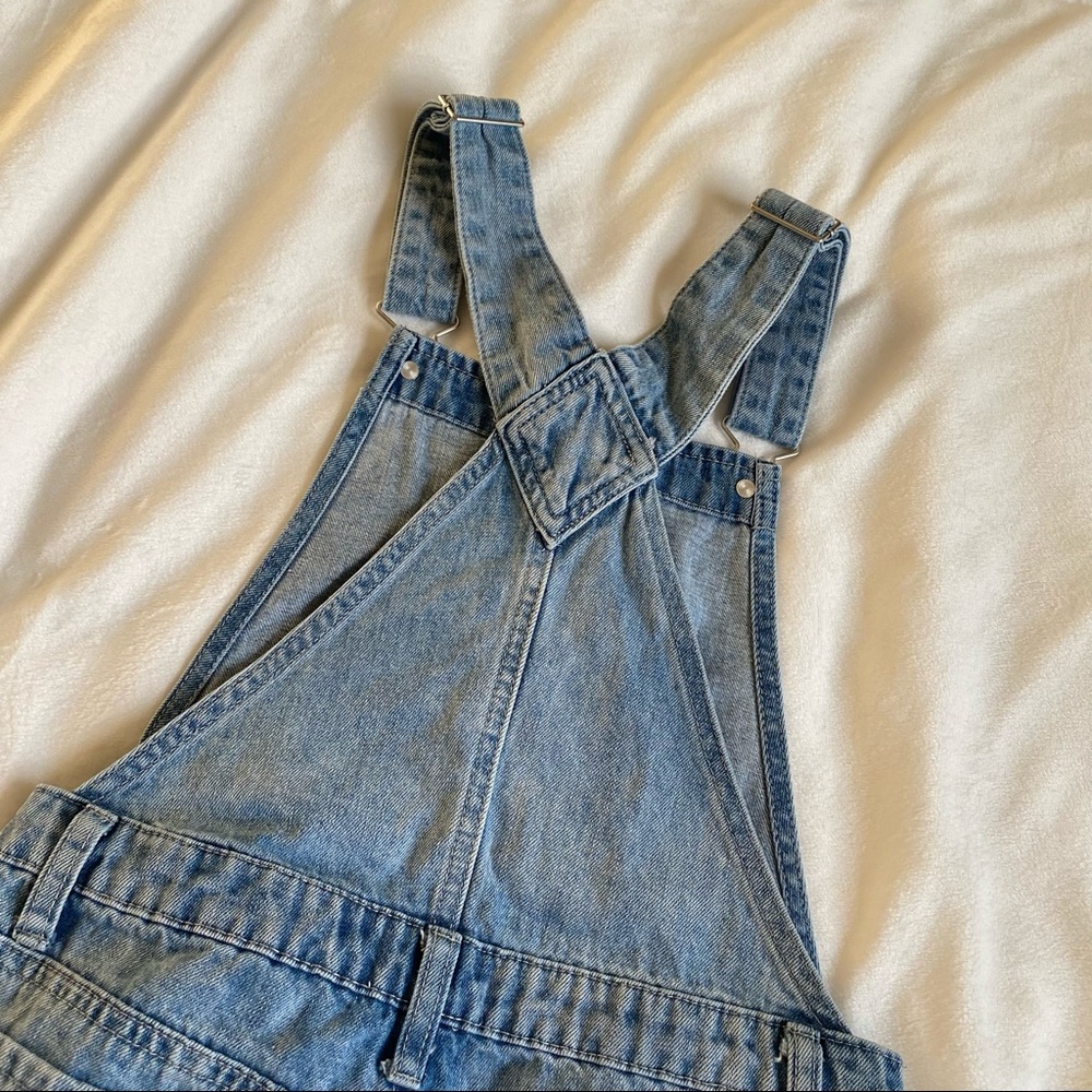 RSQ Collective -Ripped Girls Denim Shortalls - Picture 11 of 13